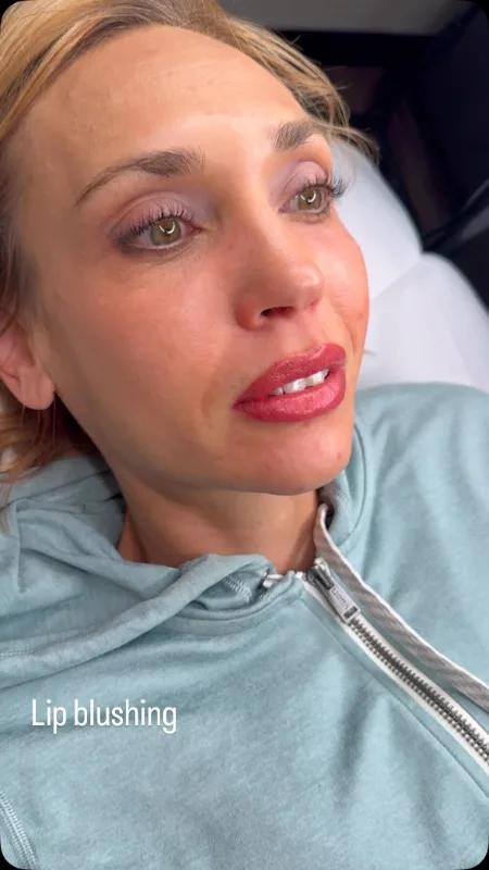 Lip blush, just finished — from the Dr Browz Instagram